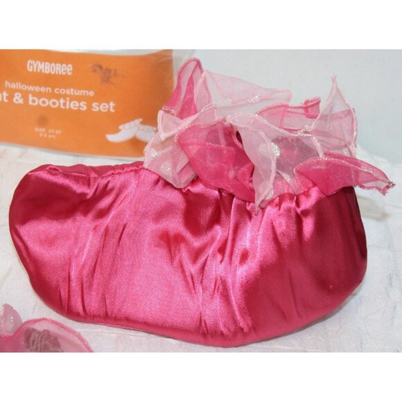 NWT 2009 Gymboree Halloween Costume Sweet Fairy Sparkle Hat & Bootie Set sz 2-3T - Picture 3 of 10